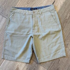 O'Neill Men's Beige Checkered Shorts